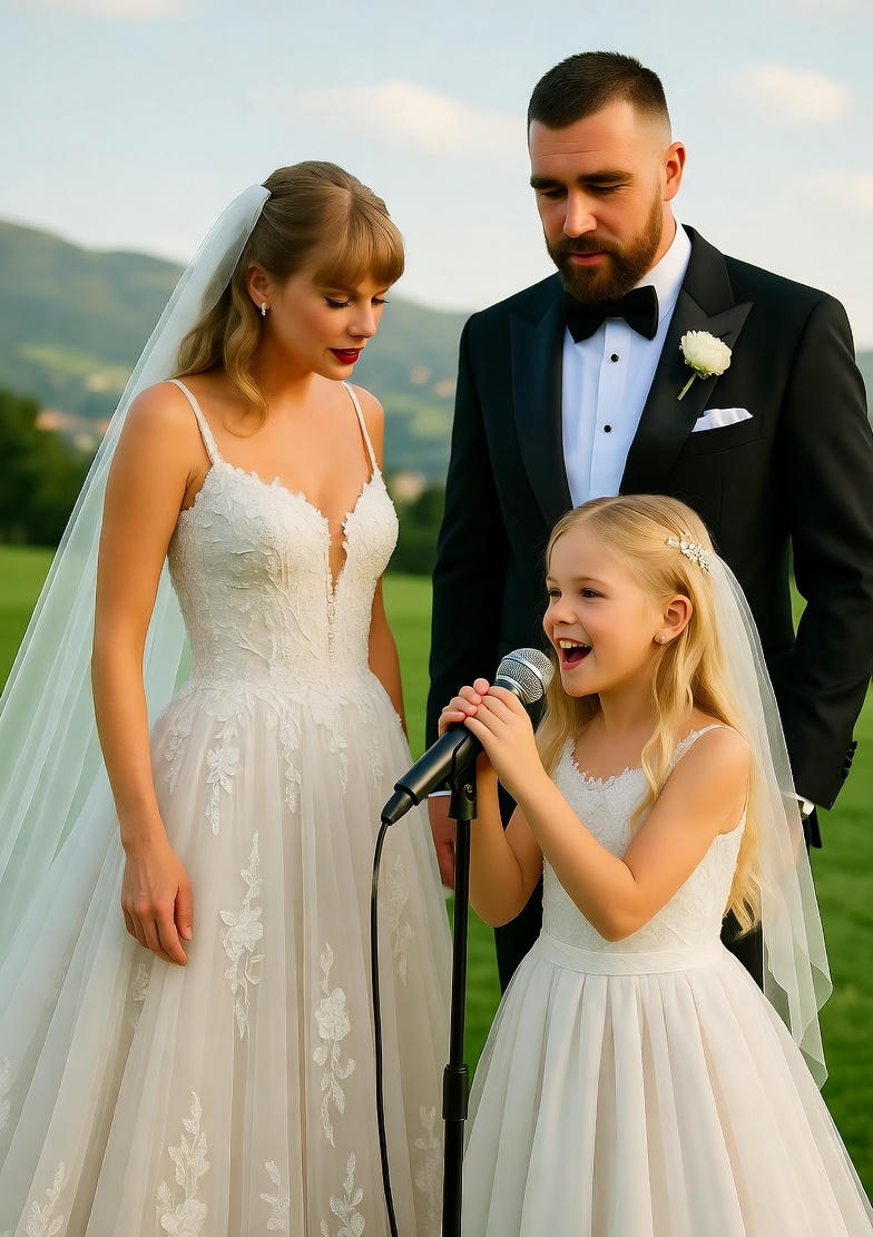 Breaking News: Taylor Swift Shares Sweet and Hilarious Moments from Her Luxurious Wedding with Now-Husband, Chiefs Star Travis Kelce — as Jason and Kylie Kelce’s 5-Year-Old Daughter, Wyatt, Performs an Adorable Original Love Song She Wrote for the Couple, and Jason Demonstrates a “Kissing Technique” Using His Wife Kylie, Calling It the ‘Ecstasy Kiss.’ The 30-Second Clip Has Fans Replaying These Beautiful Moments Nonstop… See More