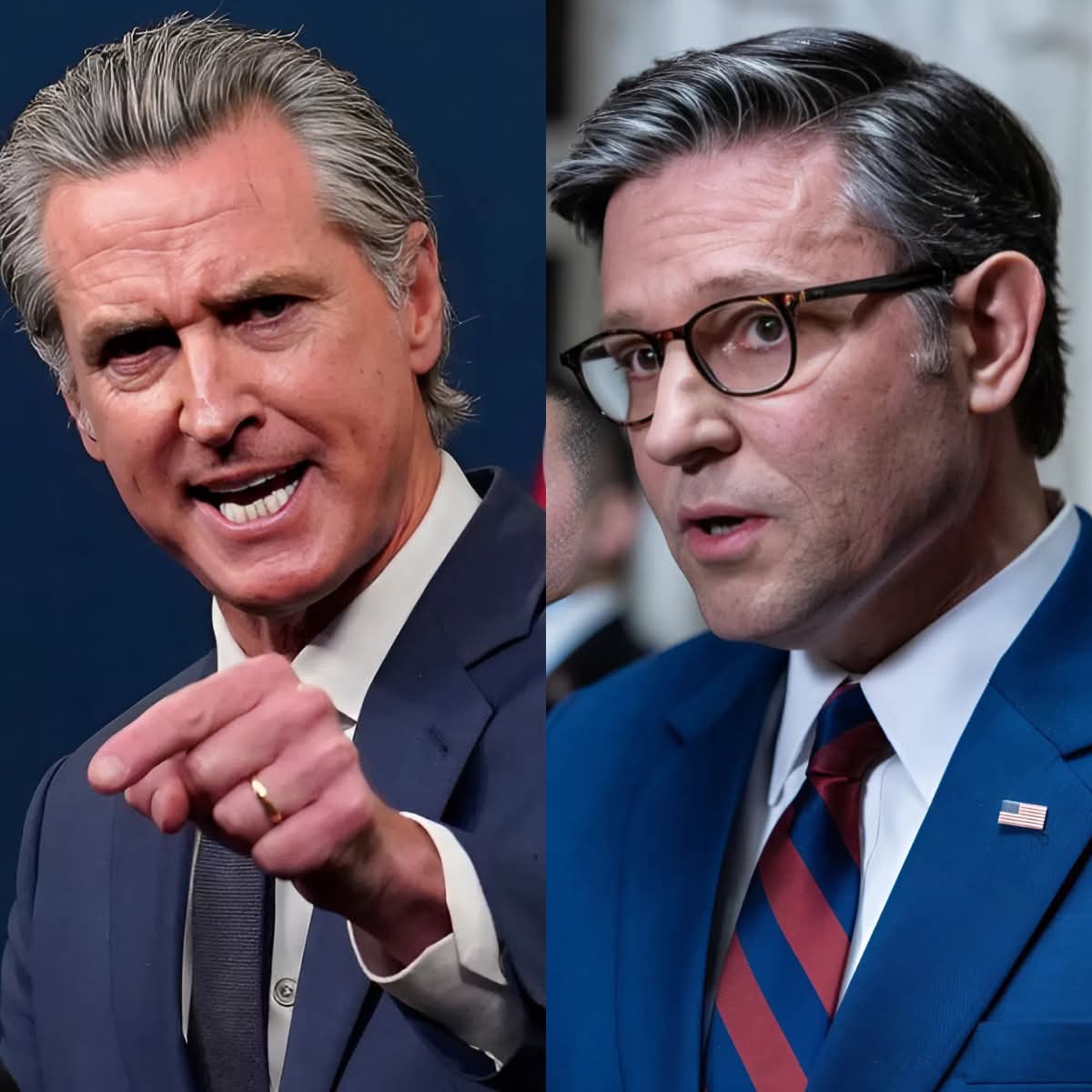 “DO IT NOW, JOHNSON!” — Gavin Newsom DEMANDS Speaker Mike Johnson RELEASE the Epstein Files… and ISSUES A CHILLING WARNING: “If you bury this, I’ll expose everything you’re afraid of.” Gavin Newsom just detonated Washington with a blistering ultimatum after accusing Speaker Mike Johnson of stalling the long-promised vote to release the Epstein documents. Newsom says the delays are “no accident” — and he’s done being patient. “America deserves the truth. If Johnson keeps hiding it, I’ll make sure the cover-up becomes the bigger scandal,” Newsom warned, sending shockwaves through Capitol Hill. Insiders say Johnson is rattled — because this time, Newsom isn’t bluffing.