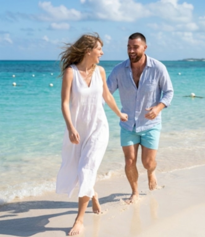 Taylor Swift and Husband Travis Kelce Stun Fans as They Share New Photos From Their Vacation During Chiefs’ Bye Week