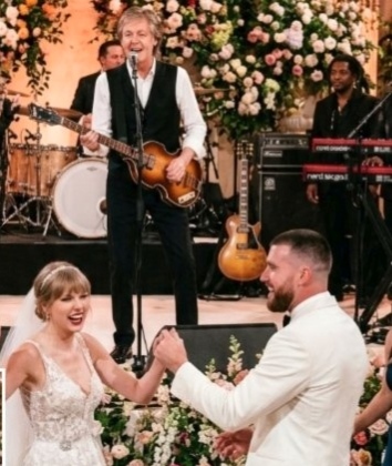 Taylor Swift and Husband Travis Kelce Release First Official Videos from Their Star-Studded MSG Wedding