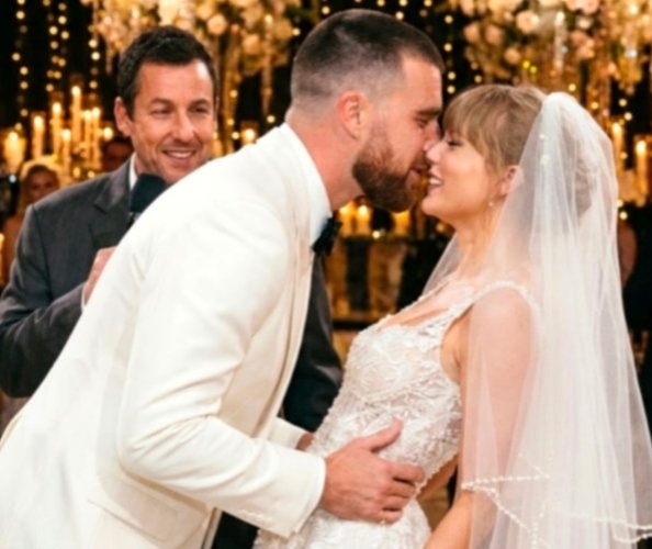Taylor Swift Finally Drops the First Official Photos and Heartwarming Clip of Her and Travis Kelce’s First Kiss as Husband and Wife After Adam Sandler’s Emotional “You May Kiss the Bride” Moment at Their Star-Studded MSG Wedding