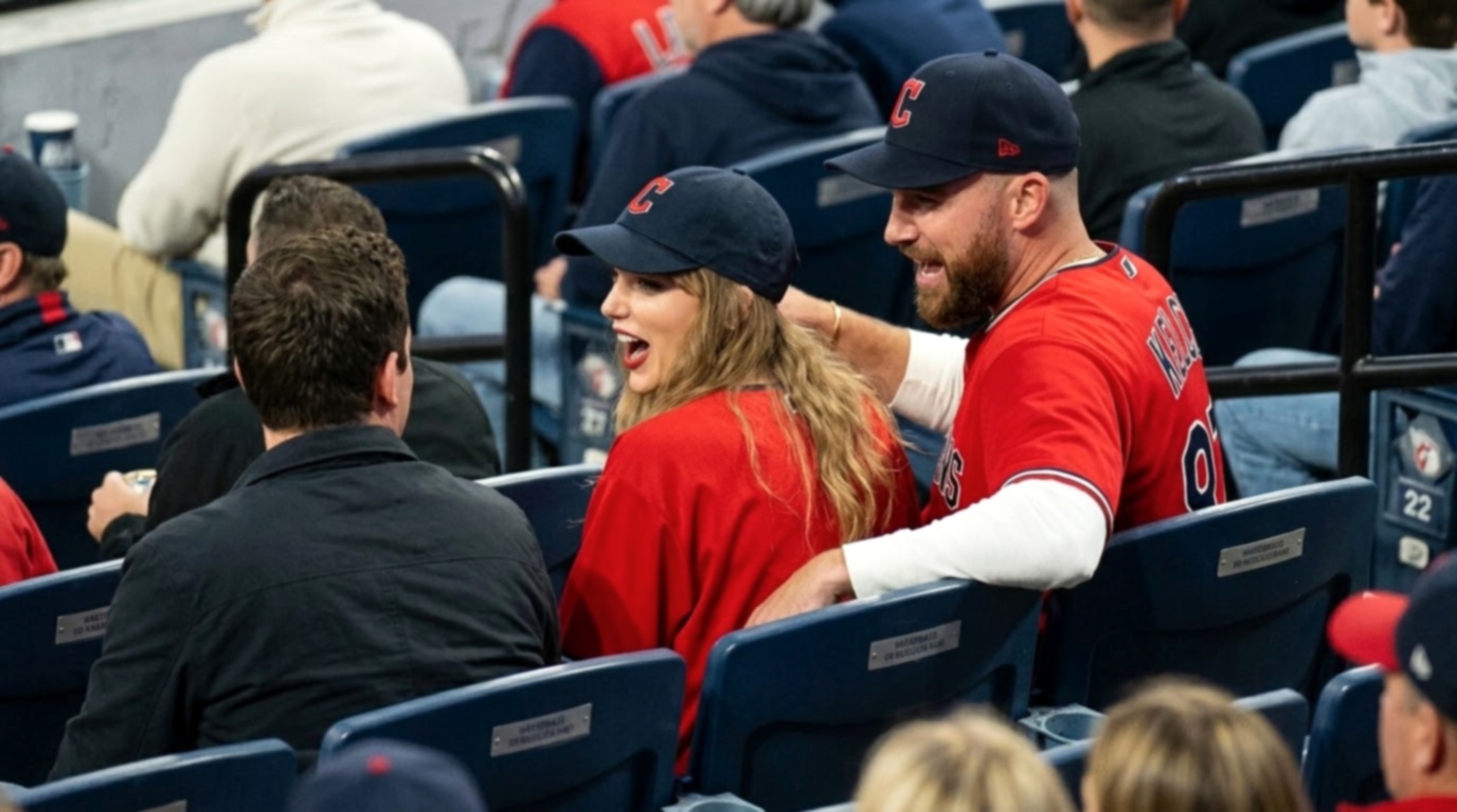Taylor Swift and Travis Kelce Are Here at Progressive Field for Guardians-White Sox ALDS Game 5 - Look Who’s Sitting With Them
