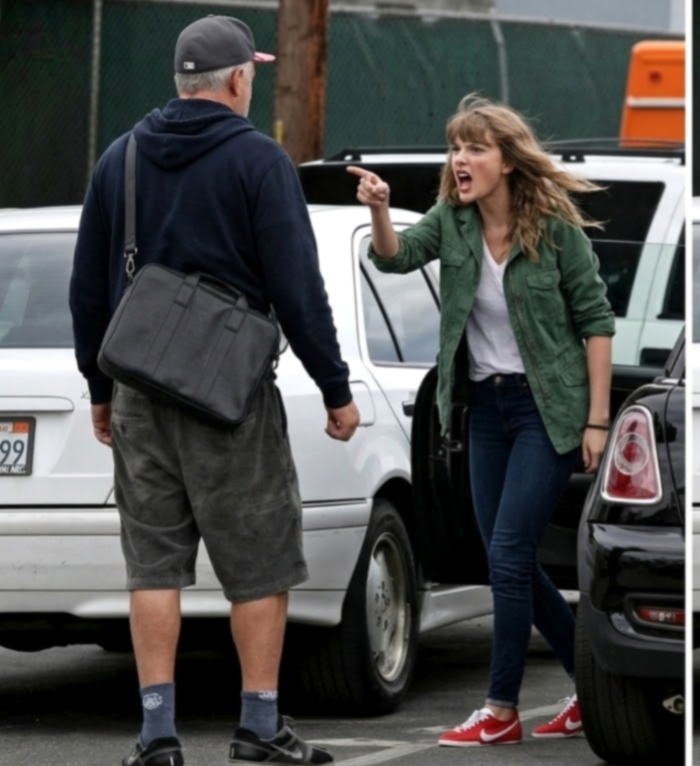 Taylor Swift spotted arguing with her fitness trainer in LA parking lot after he touched her inappropriately
