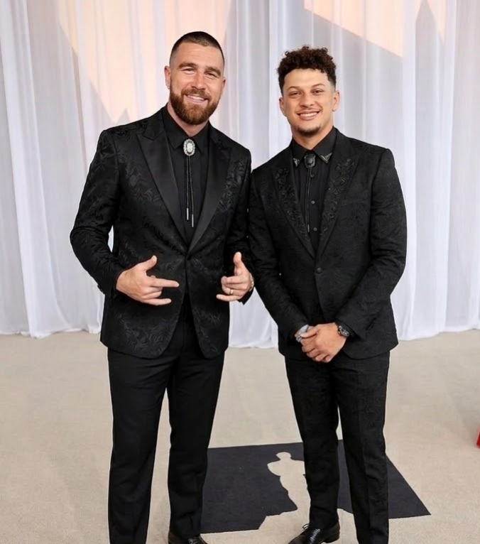 Travis Kelce and Patrick Mahomes Arrive at the Academy Museum Gala, Ditching NFL and Chiefs Protocol Ahead of the Chiefs vs. Chargers Game to Cheer on Taylor Swift as She Performs at the 6th Annual Event