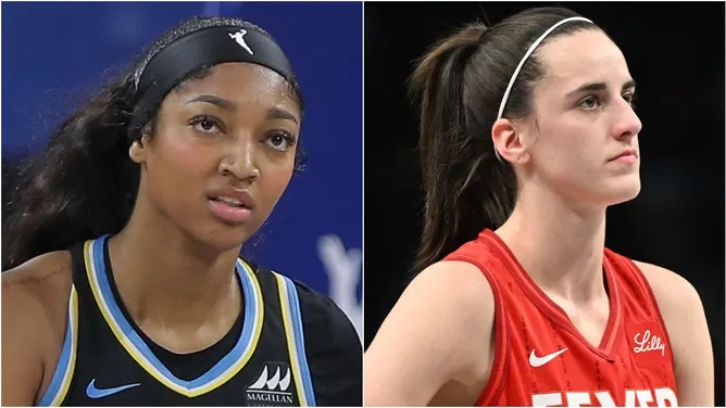 Angel Reese and Caitlin Clark