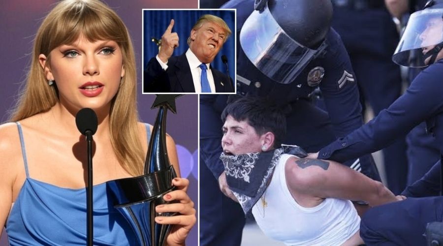 Taylor Swift speaks on ICE Raids Protest
