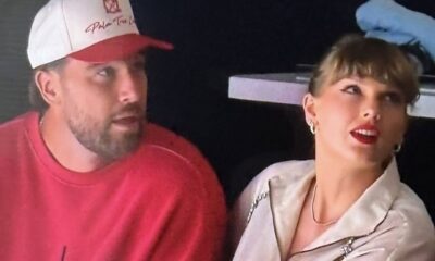 Taylor and Travis Kelce attend Stanley Cup Final