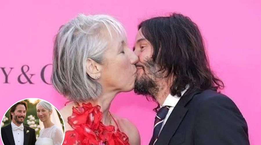 Keanu Reeves and Alexandra Grant