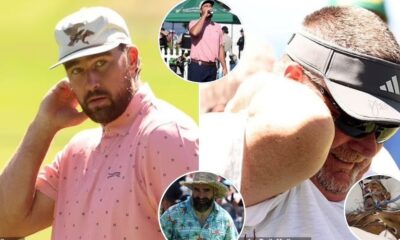 Travis Kelce mistakenly strike a person with golf
