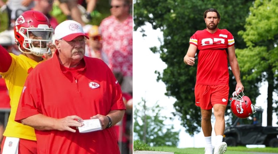 Chiefs Coach Andy Reid Reveals What Travis Kelce Refused To Do At Training Camp