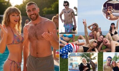 Travis Kelce and Taylor Swift hosts 4th of July Party