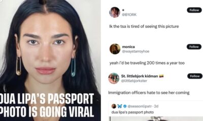 Dua Lipa Passport Photo