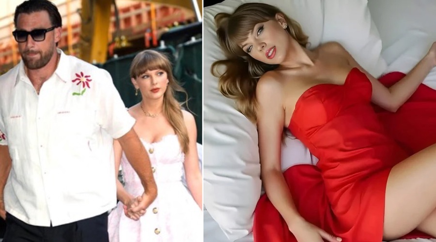 Taylor Swift and Travis Kelce