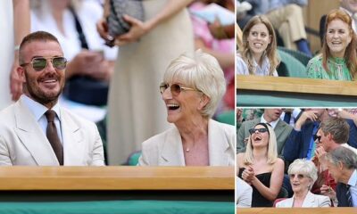 David Beckham and his Mum