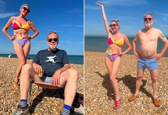 Vic Reeves and Wife Nancy