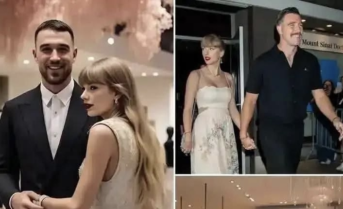 Taylor Swift and Travis Kelce