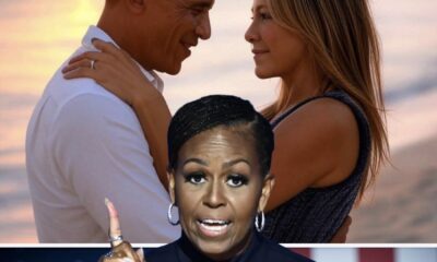 Barack and Michelle Obama and Jennifer Aniston