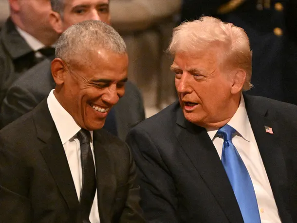 Trump and Obama