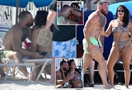 Conor McGregor kisses mystery woman during Florida beach day