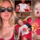 Taylor Swift and Brittany Mahomes Watch Her Husband Tonight at Arrowhead Stadium as She Shares Sweet, Adorable, Picture-Perfect Photos of Bronze, Sterling, and Golden