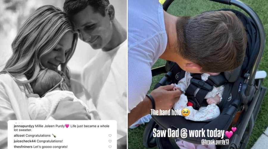 Brock Purdy Welcomes First Child