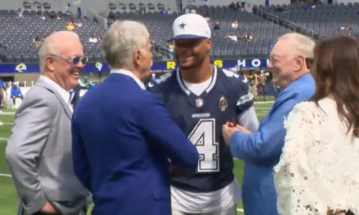 Dak Prescott shook hands with Rams Owner