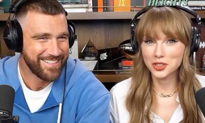 Travis and Taylor on New Heights Podcast Episode