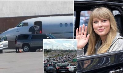 Taylor Swift arrives in brazil