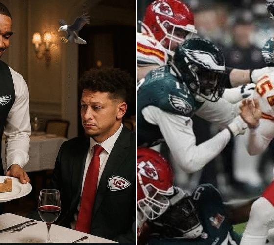 Chaos Erupts as Patrick Mahomes visits a restaurant and was served by Jalen Hurts, but what surprised fans is Patrick’s reaction… See Full Story