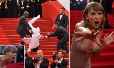 Travis Kelce FALLS Down the Stairs at the 2025 MTV VMAs Red Carpet - Taylor Swift Tries to Grab Him Before the Fall, But It Was Too Late… See the Full Story of What Really Happened