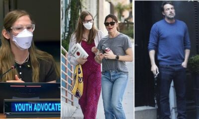 Ben Affleck and Jennifer Garner’s daughter Violet EMOTIONALLY advocates for mask mandates and children with long COVID at United Nations event: ‘listen to me everyone, It has to be a mandate!!’