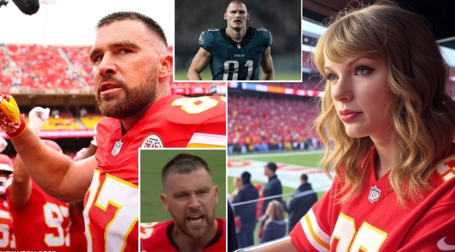New Photos of Taylor Swift at the Chiefs VS Eagles Game Revealed - Why Travis Kelce Was Frustrated After Refs Ignored Penalties, and the Moment That Enraged Him Most “Catching Taylor Looking at the Eagles’ Tight End”