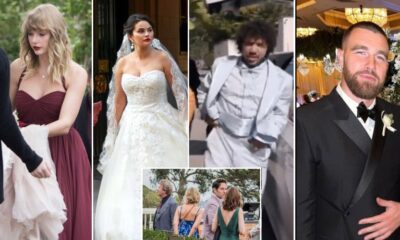 Taylor Swift Stuns as Flower Girl While Fiancé Travis Kelce Looks Spectacular - Skipping the Chiefs vs. Ravens Game to Attend Selena Gomez and Benny Blanco’s Royal Wedding in Cali, With Paul Rudd, Steve Martin, and More A-List Celebrities Joining the Star-Studded Guest List as Helicopters Fill the Sky, Selena Spotted in Her Gorgeous Wedding Dress, and Benny Looking Unkempt… See Photos