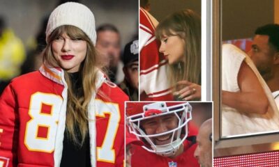 Taylor Swift Quietly Attends Chiefs vs. Ravens in Winter Clothes - Travis Kelce On The Field Bursts Into Laughter on the Field After Spotting Her Weird Outfit, She Anxiously Takes It Off and Starts Drinking… Full Video
