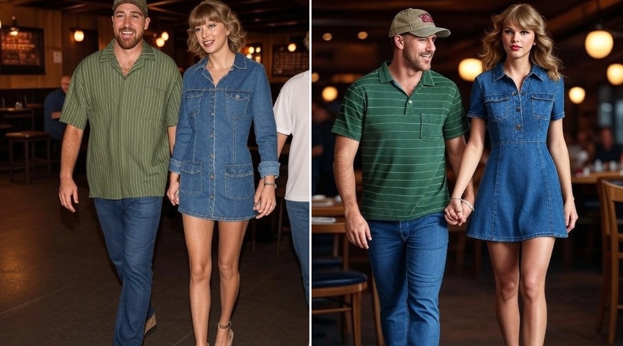 Taylor Swift and Travis Kelce Arrive Hand-in-Hand and Steal the Spotlight at the Soft Launch of 1587 Prime, Travis’s New Steakhouse