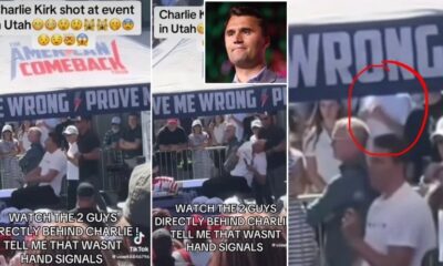 Something Is Off Here! Watch the Two Guys Behind Charlie Kirk Moments Before the Shooting: “The Shooter Was Right There”