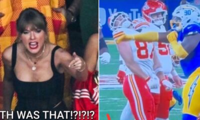 Taylor Swift has been CAUGHT at the Chiefs Game FURIOUSLY Reacting to Chargers Giant Teair Tart brutally slaps her fiance Travis Kelce in the face, demands that that the player face suspension or else… Read full story