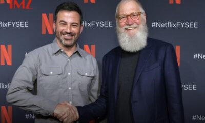 Jimmy Kimmel and David Letterman