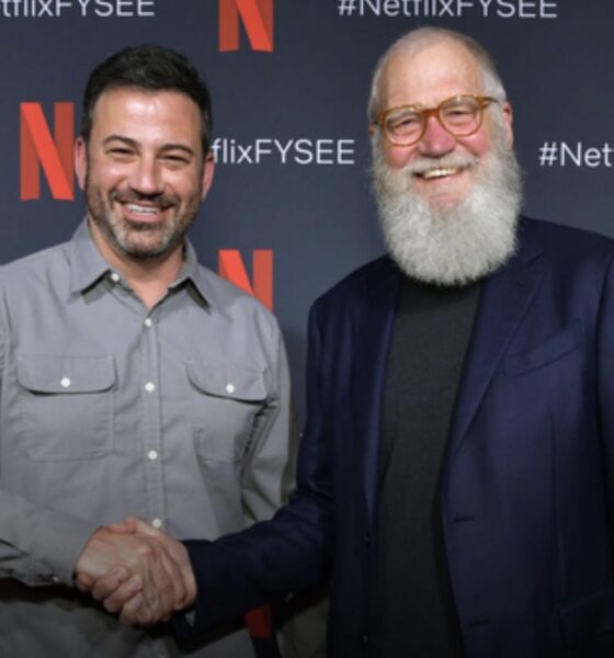 Jimmy Kimmel and David Letterman