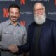 Jimmy Kimmel and David Letterman