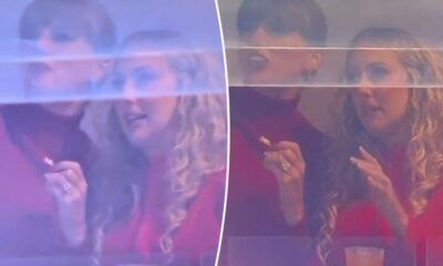 Taylor Swift, Brittany Mahomes and Mama Kelce match in red turtlenecks for Chiefs vs Commanders in new Photos, Watch as the Trio Celebrates Chiefs Victory with dancing to Taylor's "Shake it off" Song