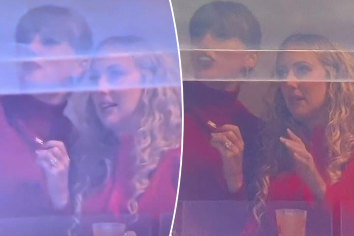 Taylor Swift, Brittany Mahomes and Mama Kelce match in red turtlenecks for Chiefs vs Commanders in new Photos, Watch as the Trio Celebrates Chiefs Victory with dancing to Taylor's "Shake it off" Song
