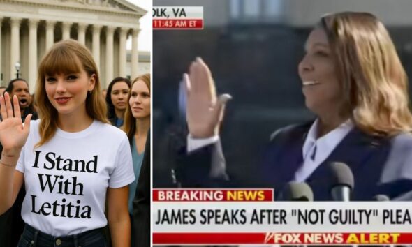 BREAKING NEWS: Taylor Swift Spotted Outside a Virginia Courthouse Alongside Other Celebrities to Support New York Attorney General Letitia James, Who Pleads Not Guilty to Federal Mortgage Fraud Charges
