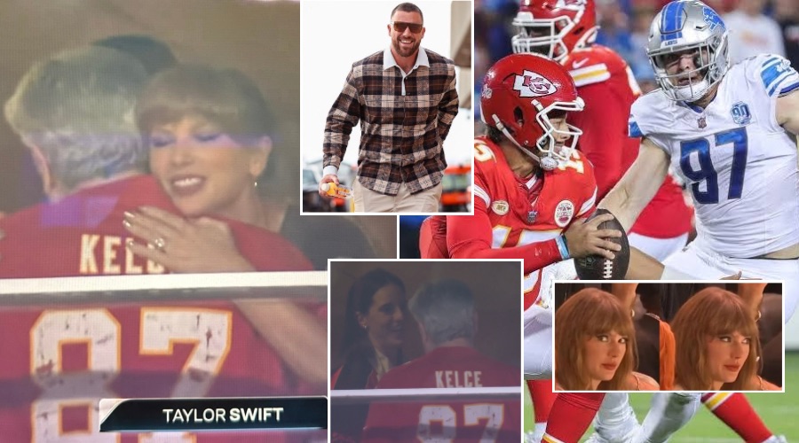 Breaking News: Taylor Swift Stuns Fans as She’s Spotted at the Chiefs vs. Lions Game to Cheer on Her Fiancé Travis Kelce — Wild Video Shows the Moment She Entered the Stadium, Received a Standing Ovation from Caitlin and the Kelce Family
