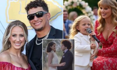 Breaking News: Brittany Mahomes shares a magical moment from Selena Gomez and Benny Blanco’s fairytale wedding as her 4-year-old daughter Sterling Skye stepped onto the stage and sang with a fearless charm that silenced the room