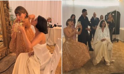 Taylor Swift Just Dropped New Photos with Selena Gomez from Her Wedding — Until Fans Zoomed In and Spotted One Detail in the Background That Has the Internet Losing Its Mind… But That’s Not Even the Craziest Part — Fans Can’t Believe Who’s Standing Right Beside Them!