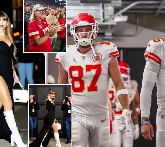 Breaking News: Taylor Swift Makes a Stunning Surprise Late Appearance to Support Fiancé Travis Kelce at the Chiefs vs. Jaguars Game — Joined by Travis’ Mom Donna Kelce!