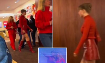 SHOCKING REVEAL: Why Taylor Swift Is HIDING at the Chiefs Game — Travis Kelce’s Friends Spill on Her Secretive Behavior at NFL Games, Claim She’s Recovering from Plastic Surgery After Reportedly Getting Her Boobs Done — “The New Procedure Caught Us by Surprise.” New Videos of Taylor Walking with BFF Brittany Mahomes at the Recent Chiefs vs. Commanders Game Make It Very Obvious… Full Details Inside