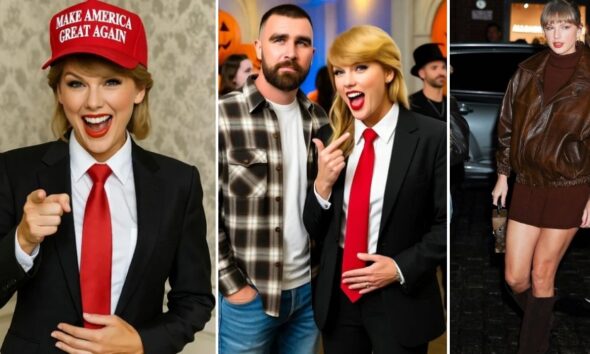 Breaking News: Taylor Swift Dresses Up as Donald Trump for Halloween After recently Being Spotted in NYC with Ashley Avignone — Now She’s Breaking the Internet as Fans Question If She Supports Trump, While Travis Kelce Looks “NOT HAPPY” with the Costume… But What Taylor Said at the End Changes Everything!