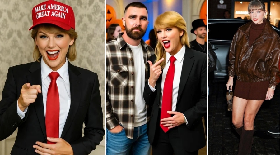Breaking News: Taylor Swift Dresses Up as Donald Trump for Halloween After recently Being Spotted in NYC with Ashley Avignone — Now She’s Breaking the Internet as Fans Question If She Supports Trump, While Travis Kelce Looks “NOT HAPPY” with the Costume… But What Taylor Said at the End Changes Everything!